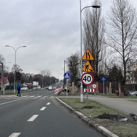Rozbudowa skrzyżowania ul. Lwowskiej i ul. Mieszka I [luty 2023] - fot 20